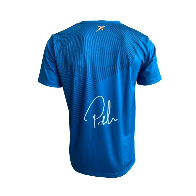 Camiseta Drop Shot Pablo Lima Azul 2022 - Barata Oferta Outlet