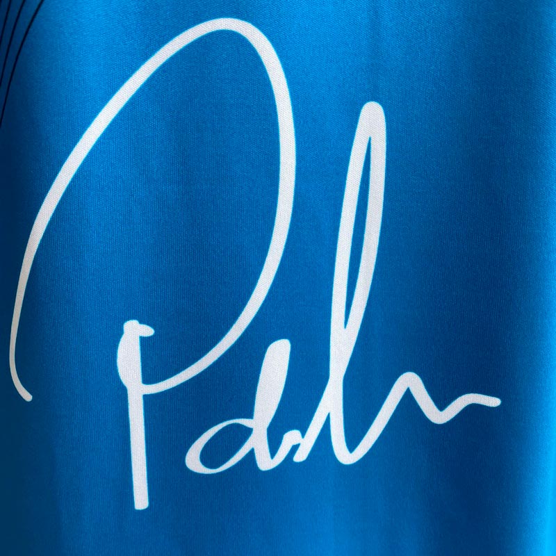 Camiseta Drop Shot Pablo Lima Azul 2022 - Barata Oferta Outlet