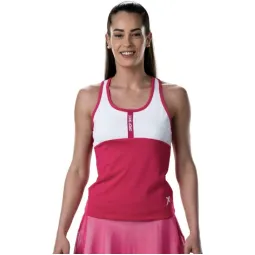 Drop Shot Sol Azalea Pink White T-Shirt