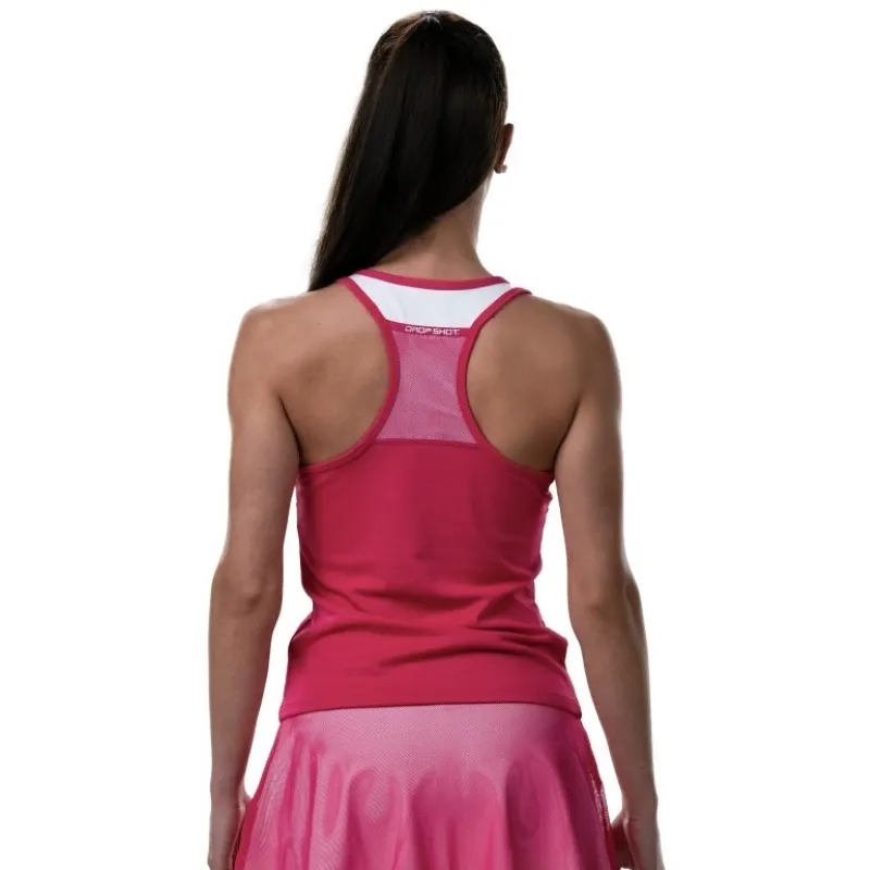 Drop Shot Sol Azalea Pink White T-Shirt