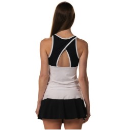 Camiseta Drop Shot Sol Luna Blanco Negro
