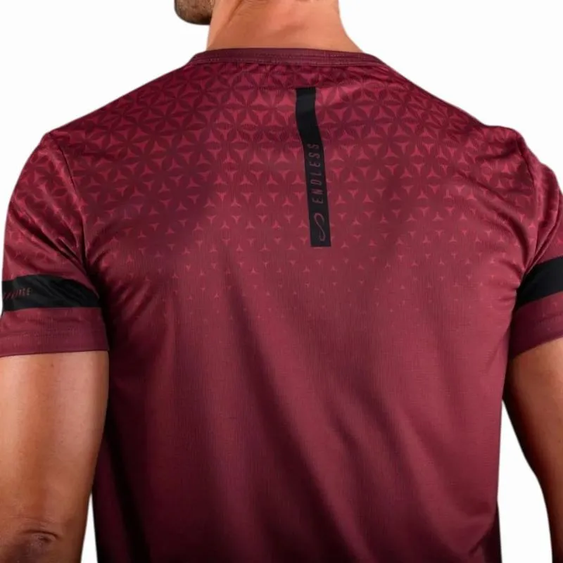 Endless Ace Geo Wine T-Shirt