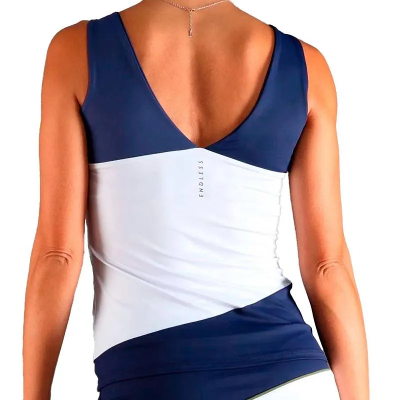 Endless Curve Navy Blue T-Shirt