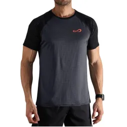 Camiseta Endless Feisty Hexagon Titanium Negro