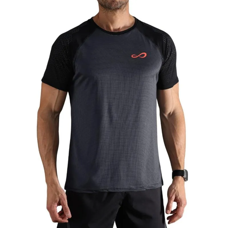 Camiseta Endless Feisty Hexagon Titanium Negro