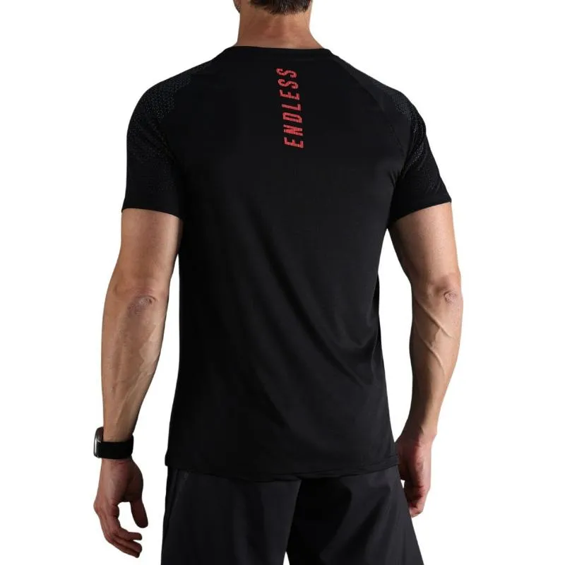 Camiseta Endless Feisty Hexagon Titanium Negro