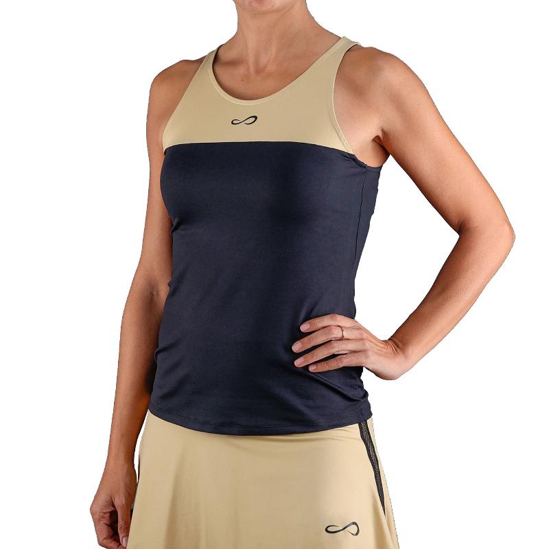 Camiseta Endless Lux Ribbon Negro Oro - Barata Oferta Outlet