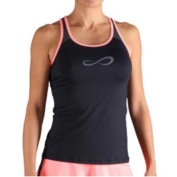 Endless Minimal Coral Black T-Shirt