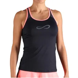 Endless Minimal Coral Black T-Shirt