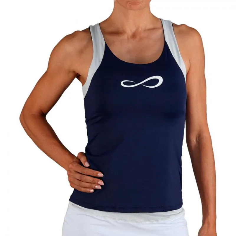 Endless Race Navy Blue Silver T-Shirt