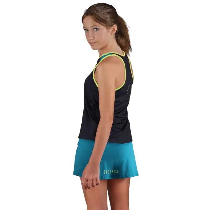 Camiseta Endless Speed V Negro Junior