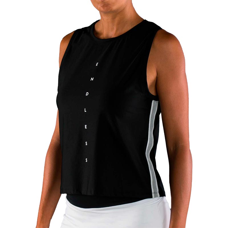 Camiseta Endless Venus Ribbon Negro - Barata Oferta Outlet