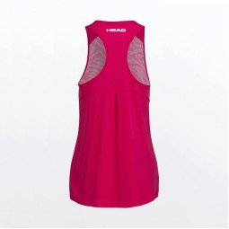 Camiseta Head Agility Magenta Print Vision Junior