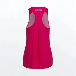 Camiseta Head Agility Magenta Print Vision Junior