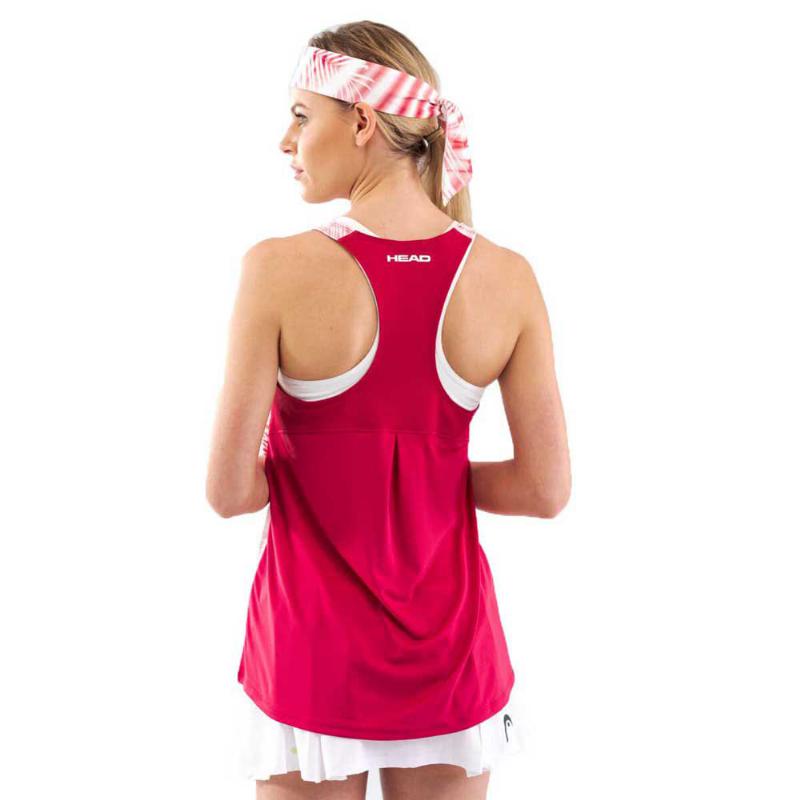 Camiseta Head Agility Tech Mora Blanco Print - Barata Oferta Outlet