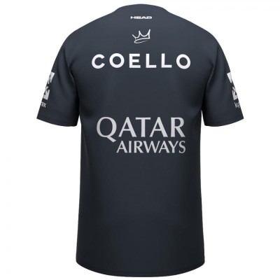 Camiseta Head Arturo Coello Sponsors Azul Marino