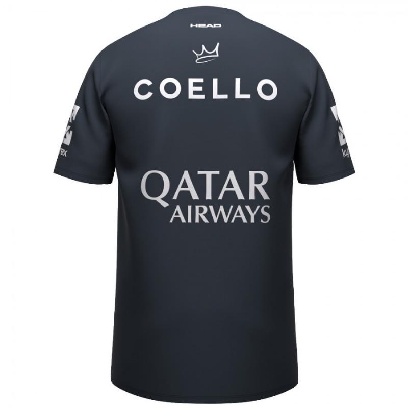 Camiseta Head Arturo Coello Sponsors Azul Marino