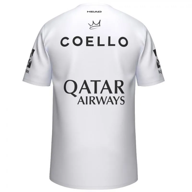 Camiseta Head Arturo Coello Sponsors Blanco