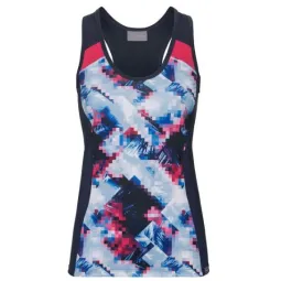 T-shirt bleu marine bretelles tête Ava