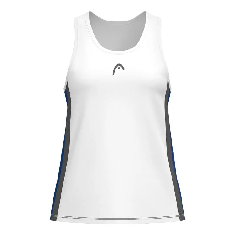 Head Club 25 White Royal Blue Junior T-Shirt