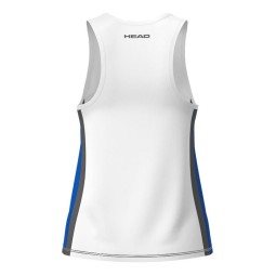 Head Club 25 White Royal Blue Junior T-Shirt