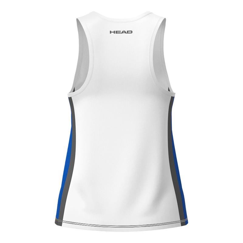 Head Club 25 White Royal Blue Junior T-Shirt