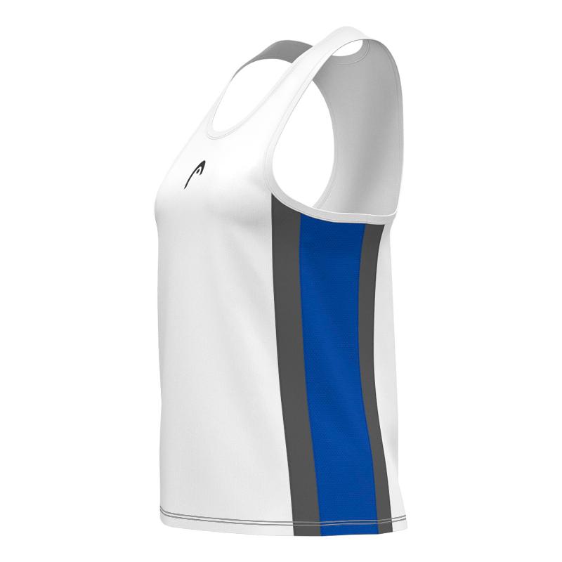 Head Club 25 White Royal Blue Junior T-Shirt