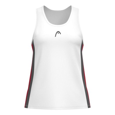 Head Club 25 White Red Junior T-Shirt