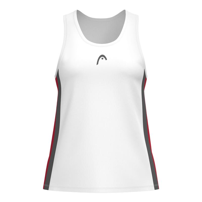 Head Club 25 White Red Junior T-Shirt