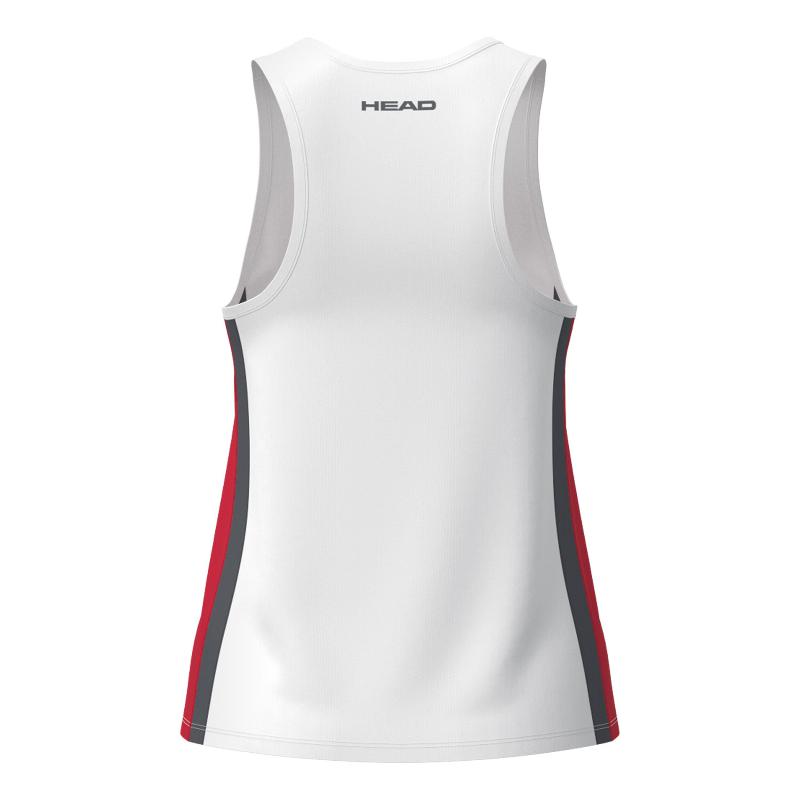 Head Club 25 White Red Junior T-Shirt