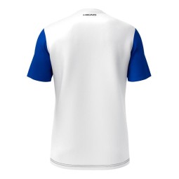 Head Club 25 Tech White Blue Royal Junior T-Shirt