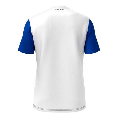 Head Club 25 Tech White Blue Royal Junior T-Shirt