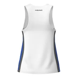 Head Club 25 Tech White Royal Blue Women's T-Shirt