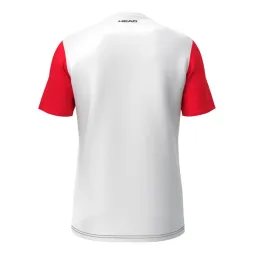 Head Club 25 Tech White Red T-Shirt