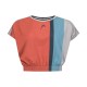 Head Crop Top T-shirt Coral Women