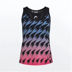 Camiseta Head Game Magenta Print Mujer