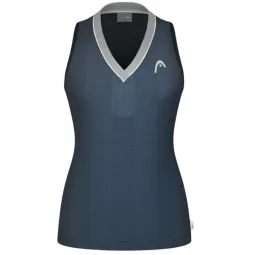 Head Performance Navy Blue Silver Women's T-Shirt