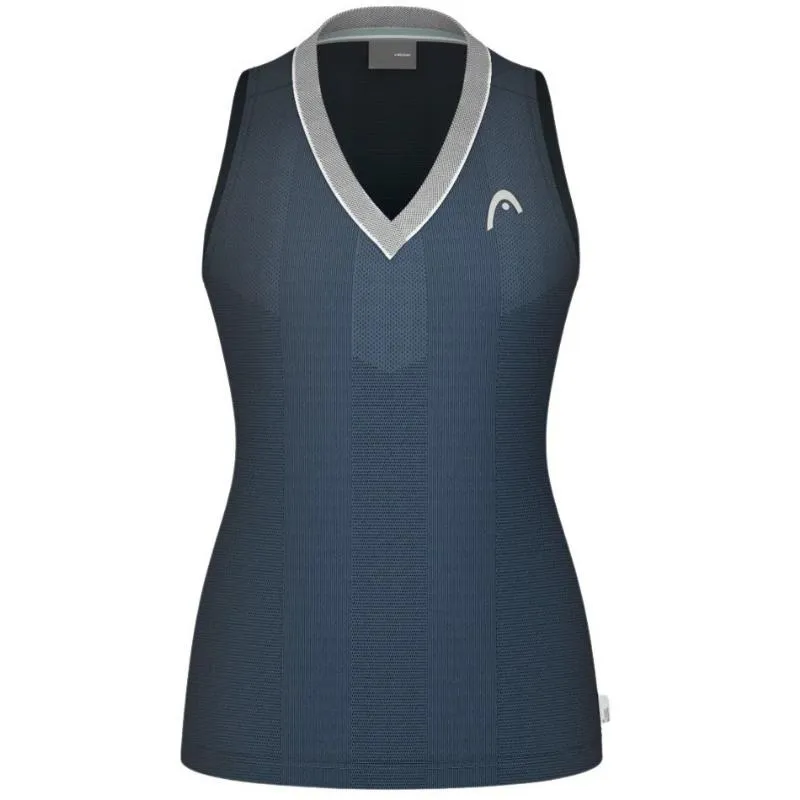 Head Performance Navy Blue Silver Women's T-Shirt