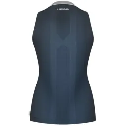 Head Performance Navy Blue Silver Women's T-Shirt