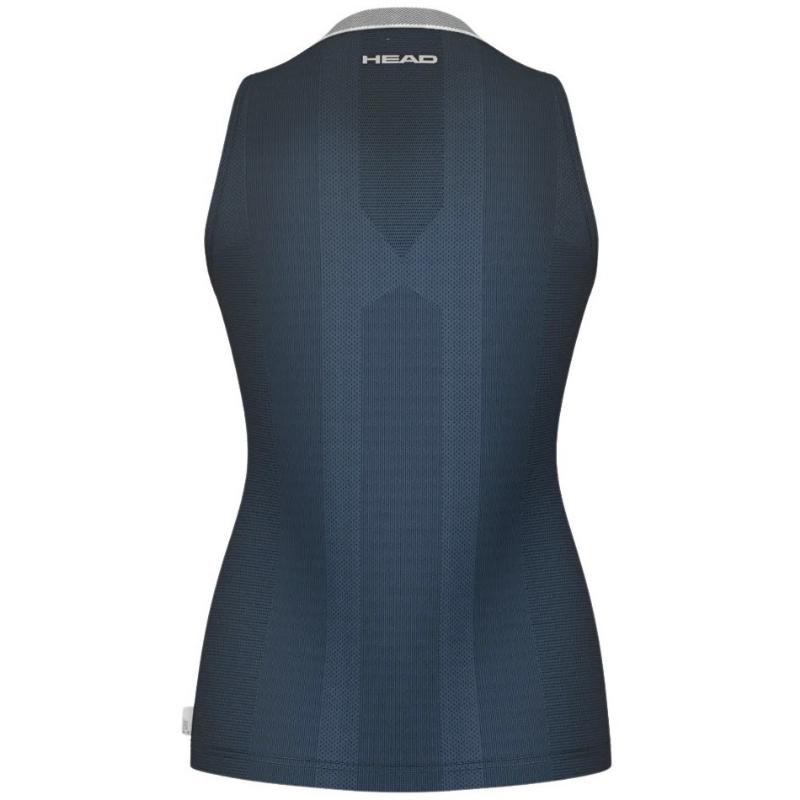 Head Performance Navy Blue Silver Women''s T-Shirt