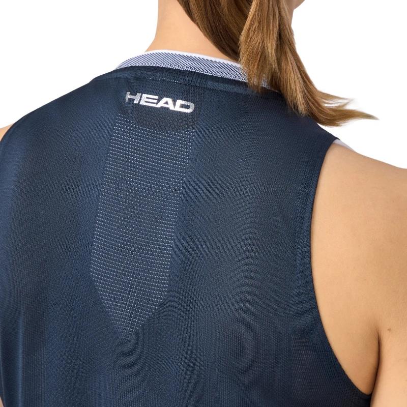 Head Performance Navy Blue Silver Women''s T-Shirt