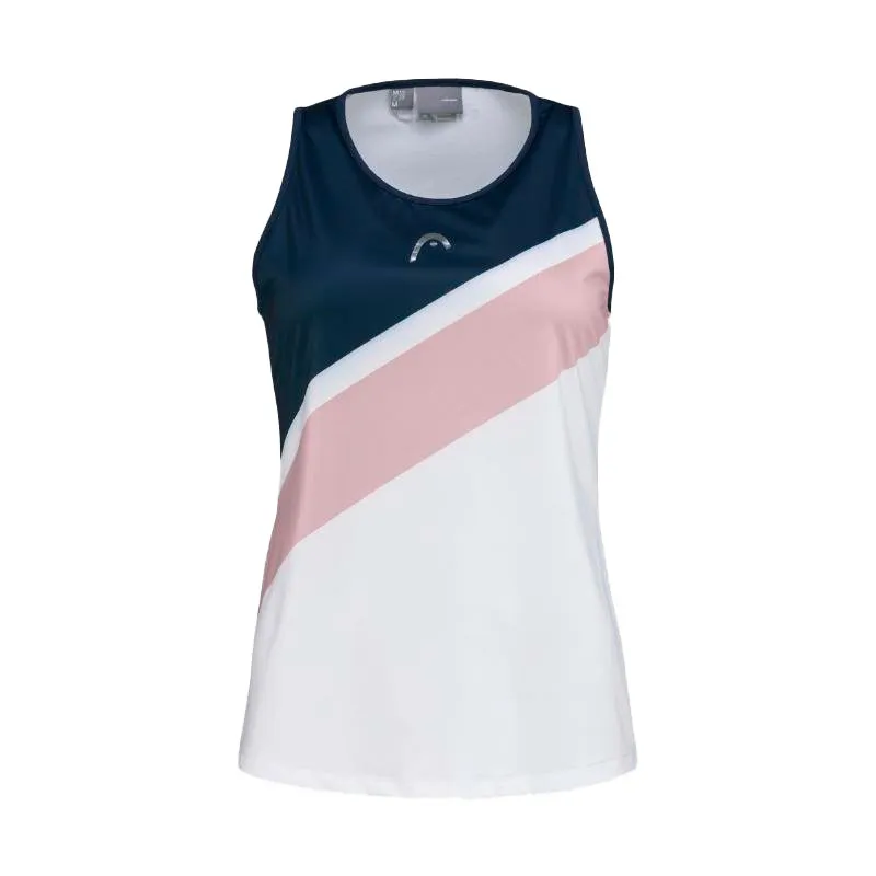 Head Performance T-shirt Print Pink White