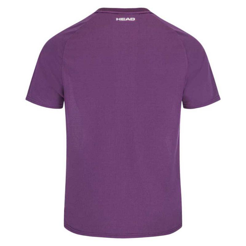 Camiseta Head Performance Lila Print - Barata Oferta Outlet