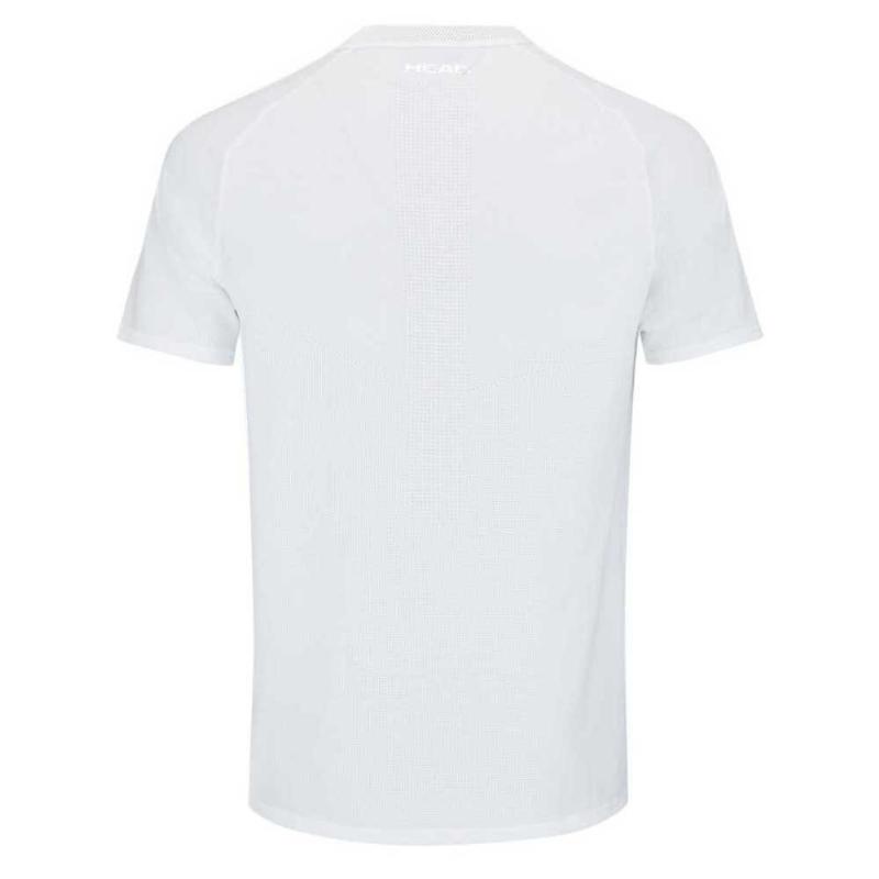 Camiseta Head Performance Print Blanco - Barata Oferta Outlet