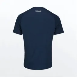 Head Play T-shirt Dark Blue Print Padel