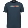 Head Rainbow Navy Blue T-Shirt