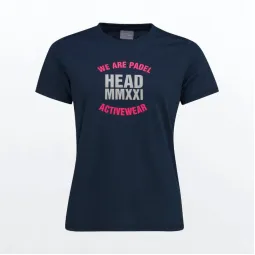 Dark Blue Head Skip T-Shirt Women