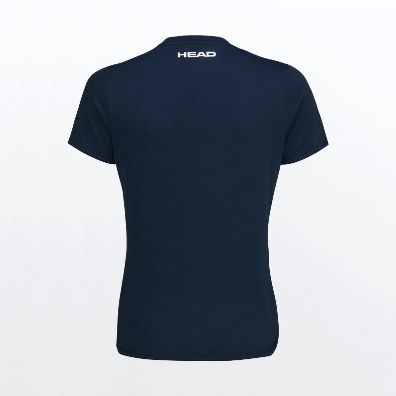 Camiseta Head Skip Azul Oscuro Mujer - Barata Oferta Outlet