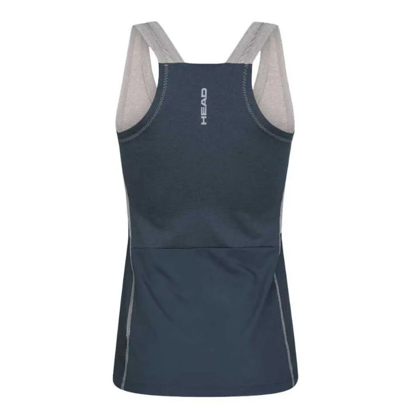 Head Tech Top Navy Grey T-Shirt Women
