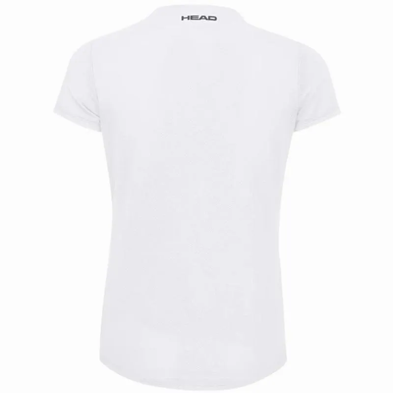 Women''''s Head Tie Break White T-Shirt